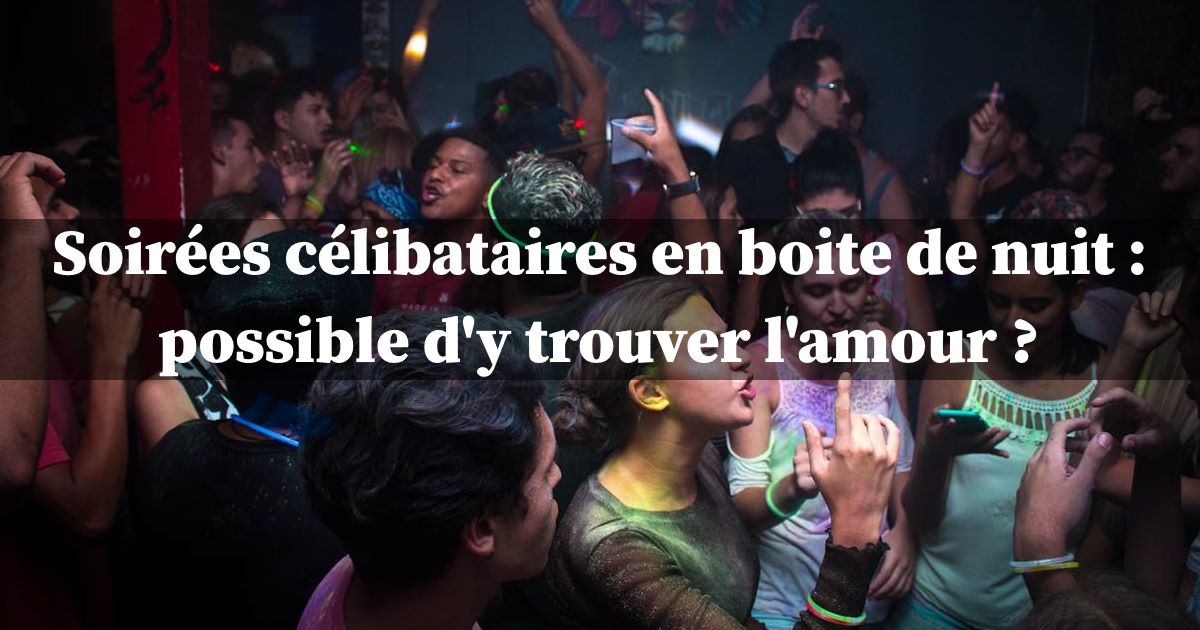 soirée célibataire en boite